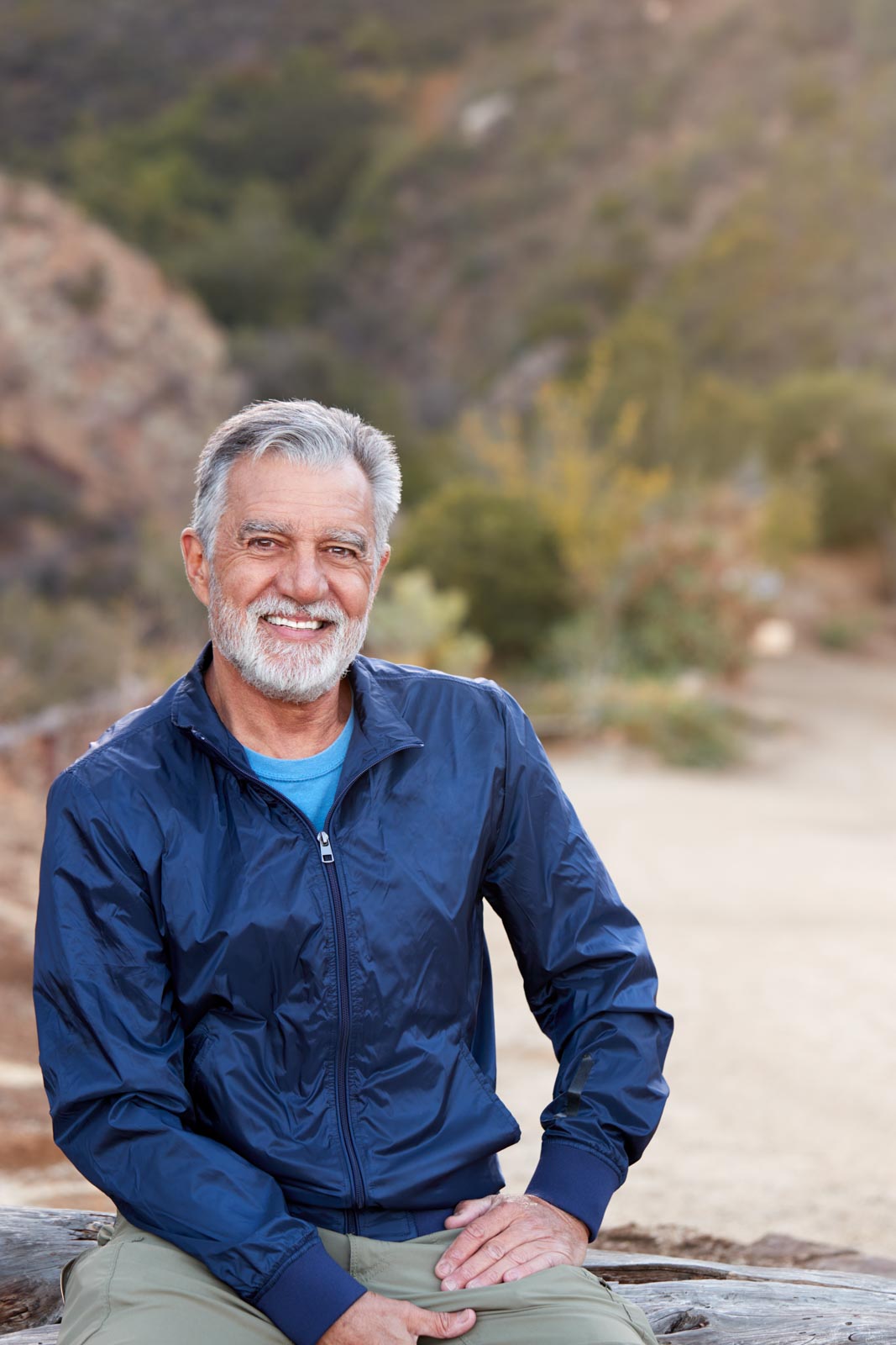 Pain-free and smiling: A senior man from Los Angeles finds relief from chronic pain at the California Sports and Spine Center in Culver City.